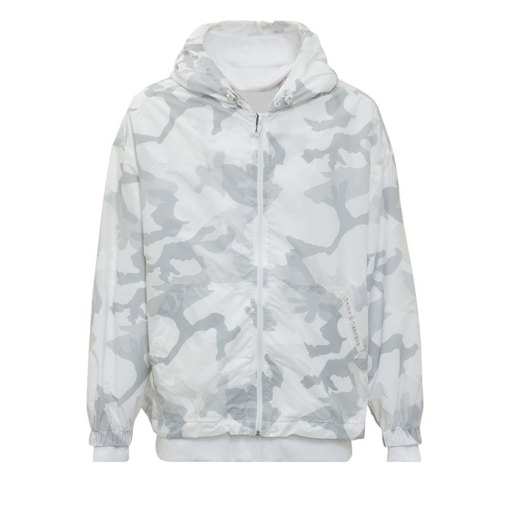 Dolce & Gabbana Camouflage Double Layer Hooded Jacket