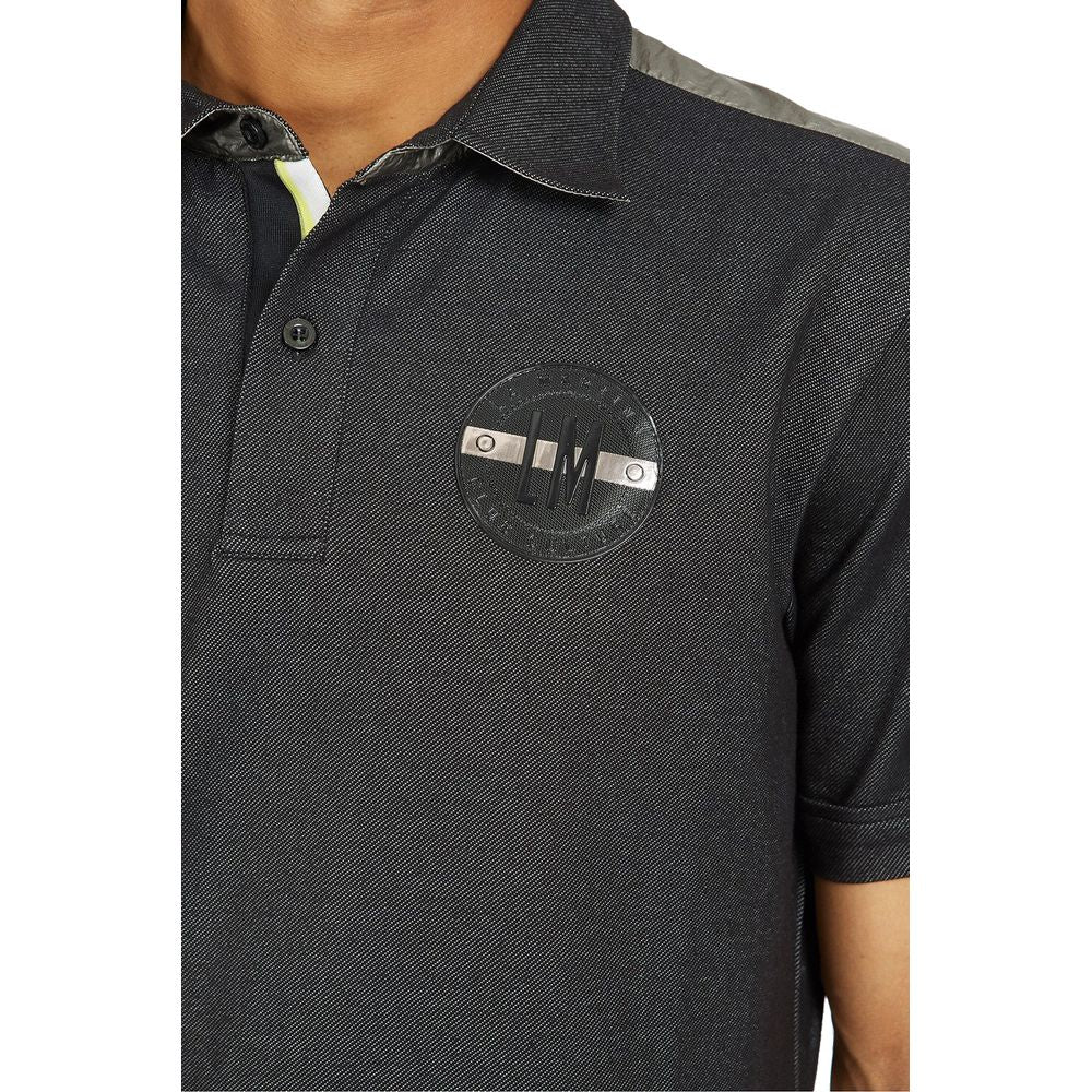 La Martina Sleek Cotton Blend Polo Shirt with Logo
