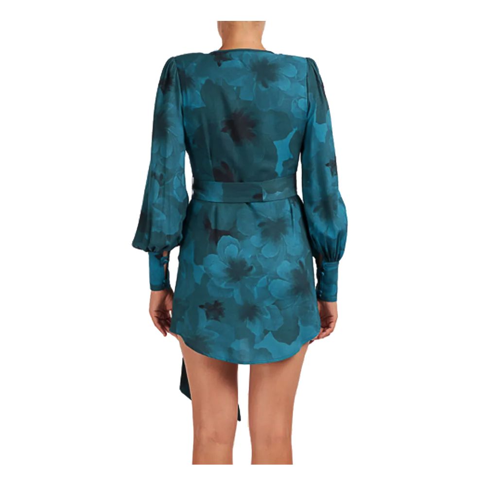 Mar De Margaritas Blue Viscose Dress