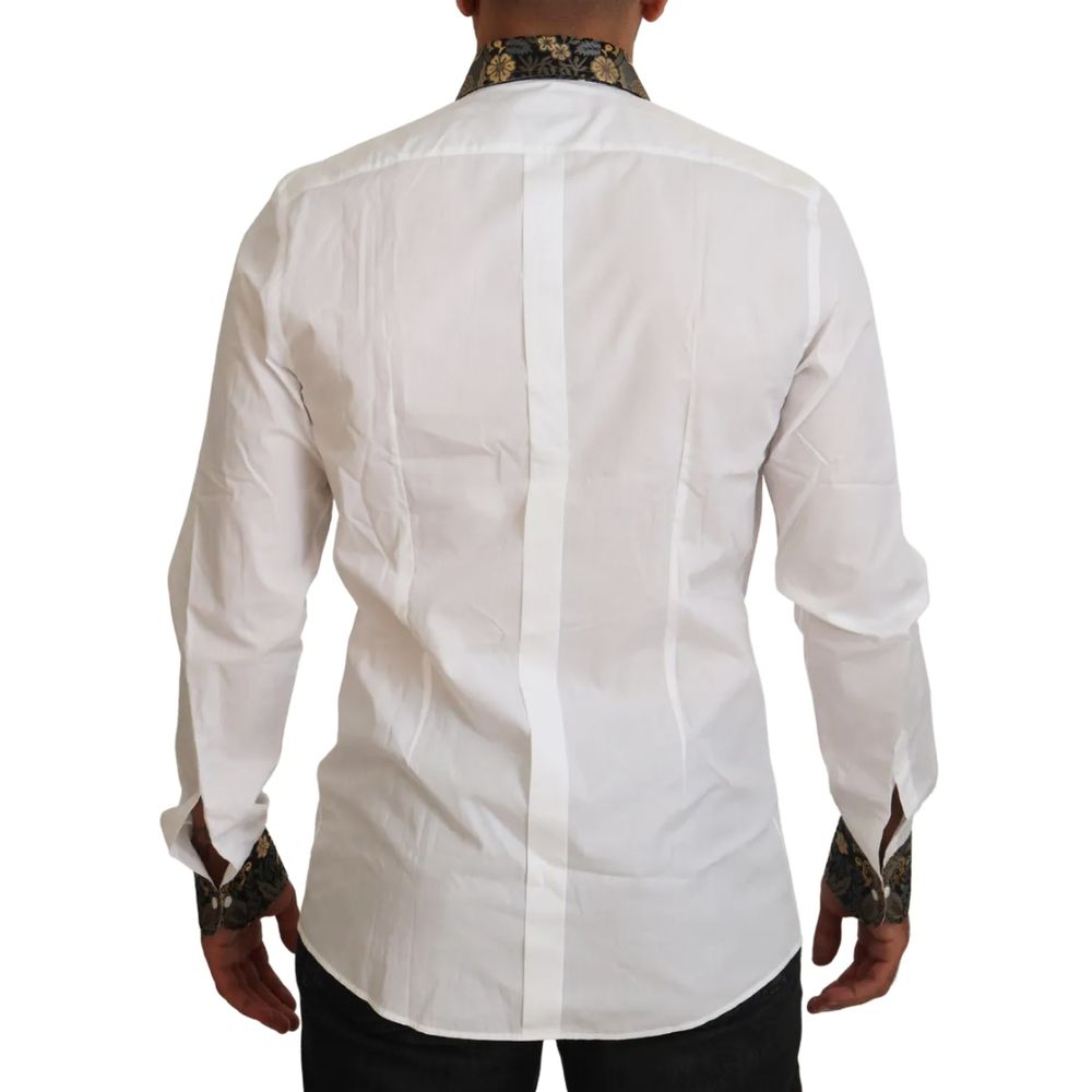 Dolce & Gabbana White Cotton Shirt