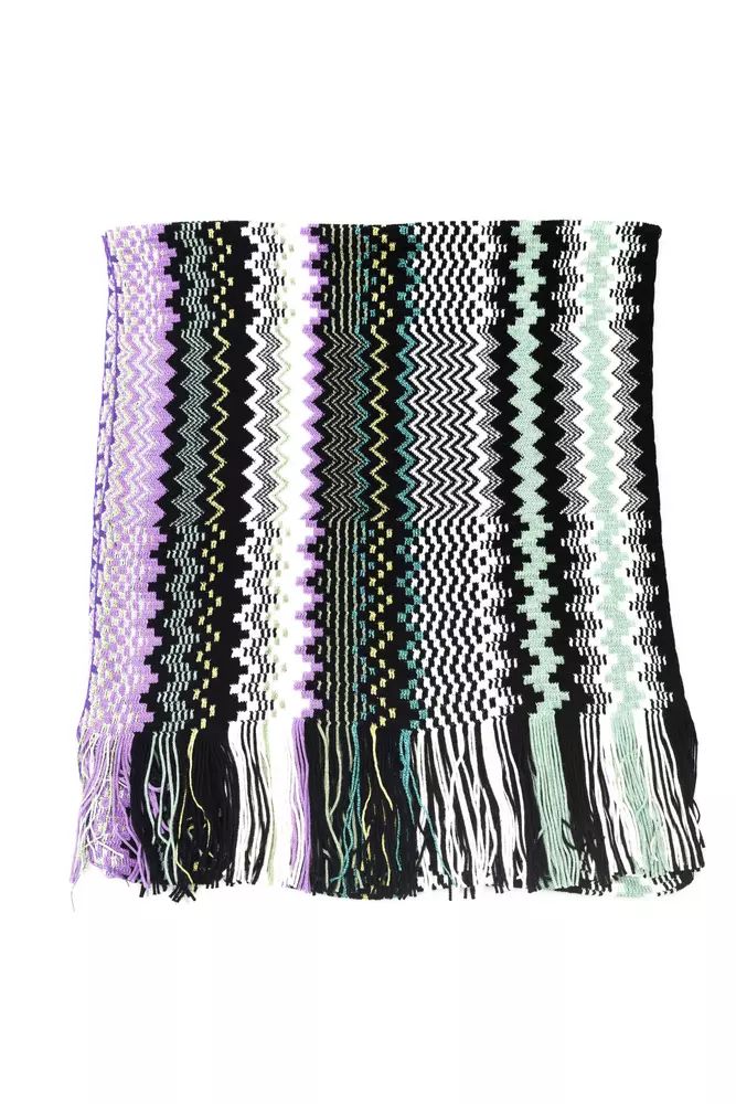 Missoni Geometric Fantasy Fringed Scarf