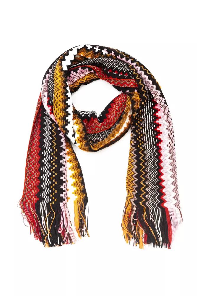 Missoni Geometric Fantasy Fringed Scarf