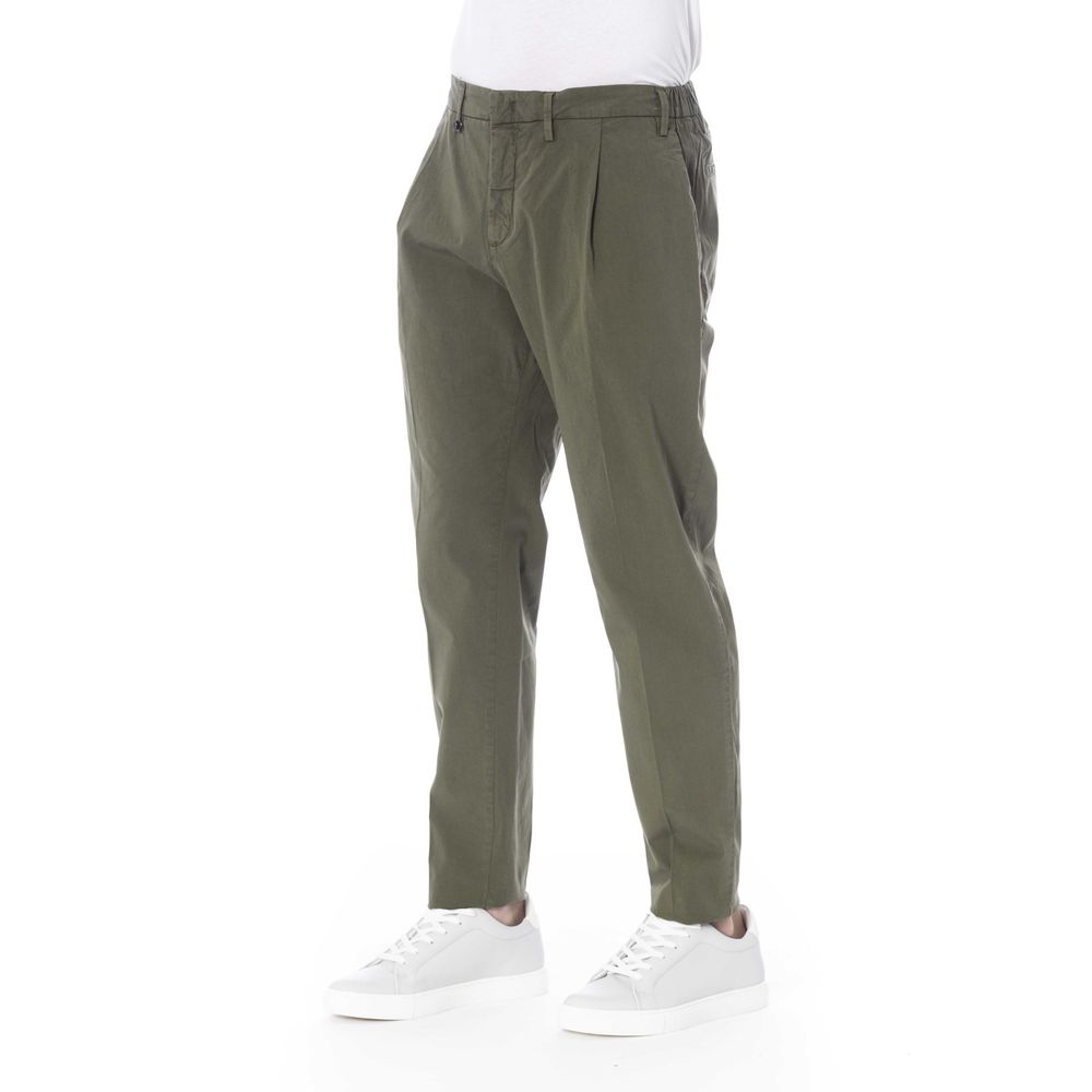 Distretto12 Green Cotton Jeans & Pant