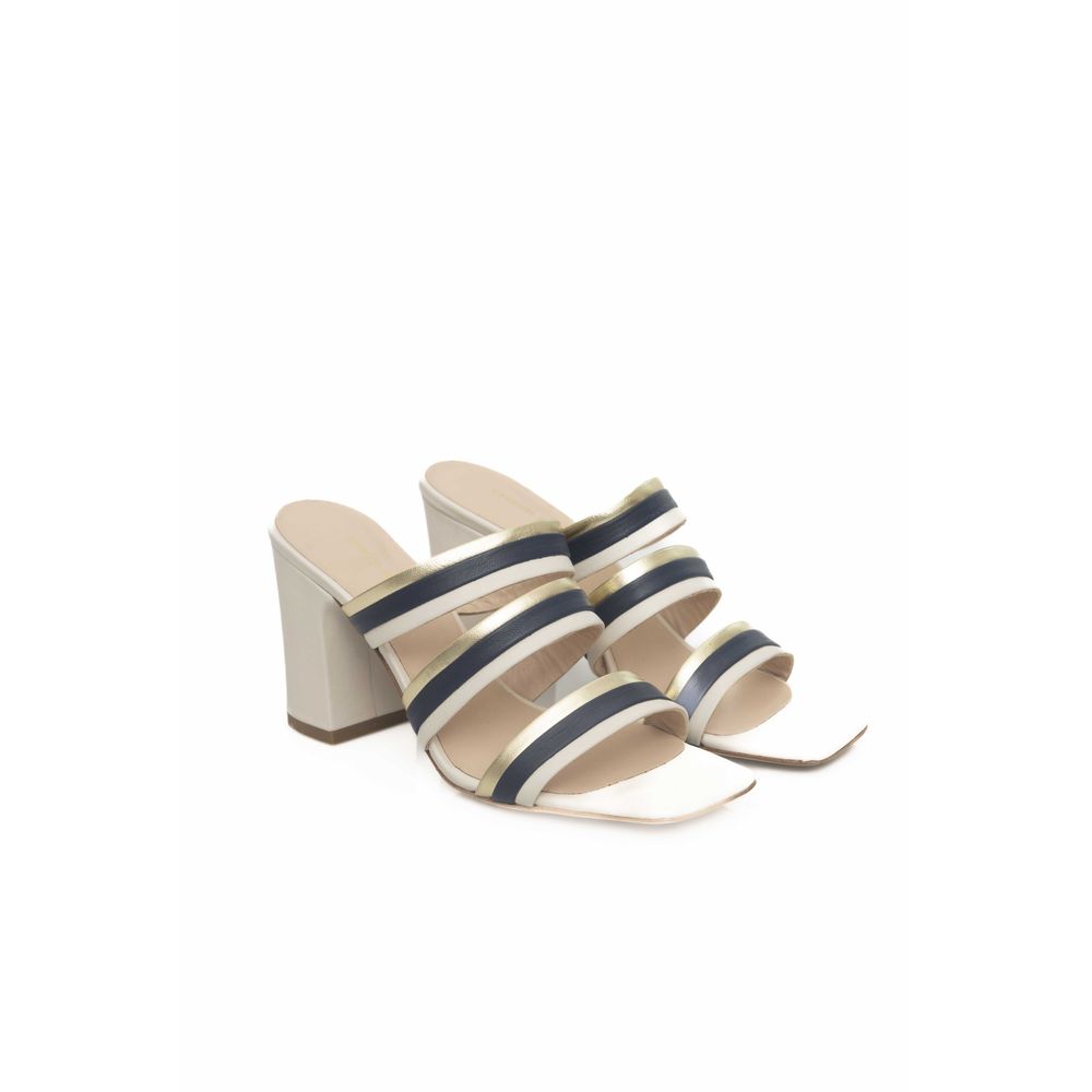 Cerruti 1881 White GOAT Leather Sandal