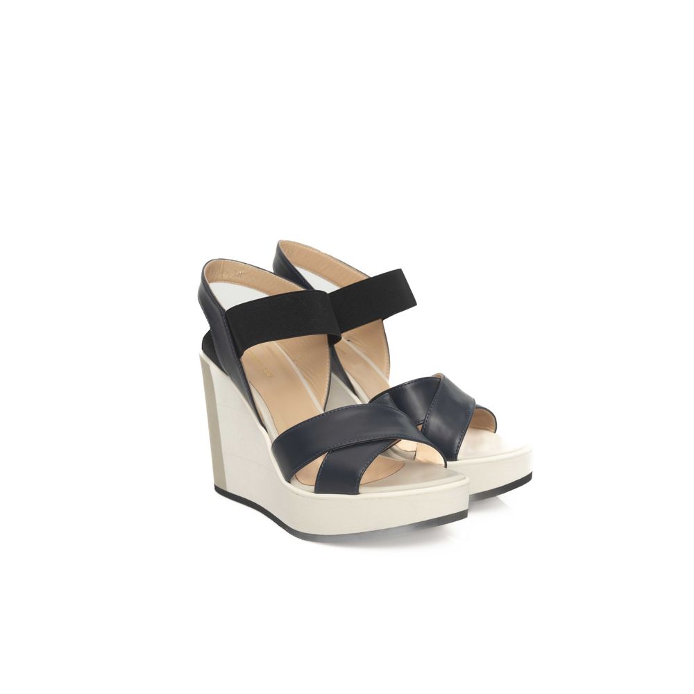 Cerruti 1881 Blue CALF Leather Sandal