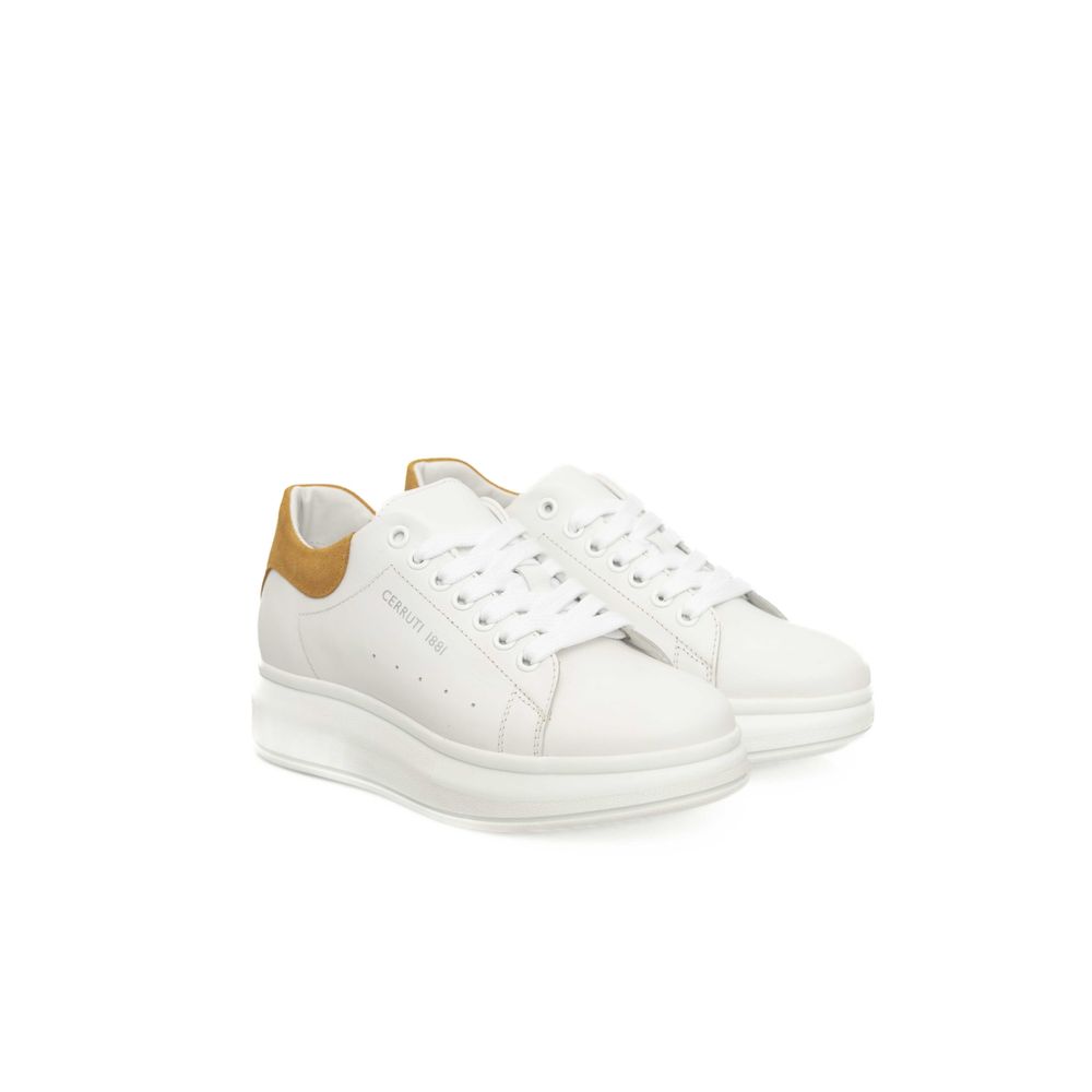 Cerruti 1881 White COW Leather Sneaker