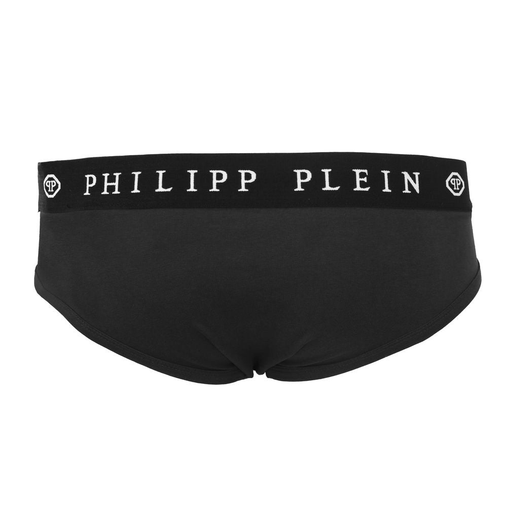 Черно памучно бельо Philipp Plein