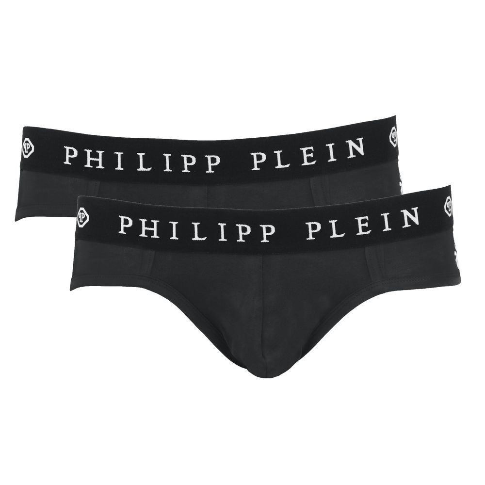 Черно памучно бельо Philipp Plein