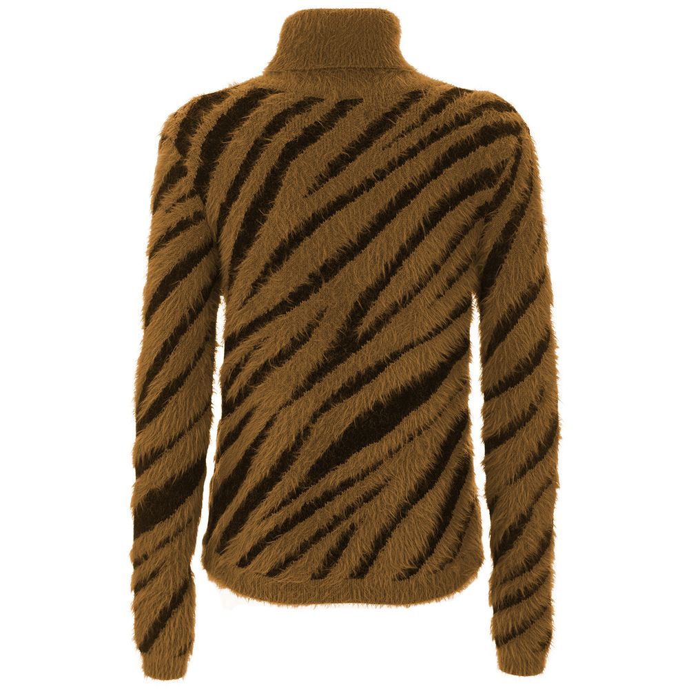 Несъвършен кафяв пуловер от полиамид
