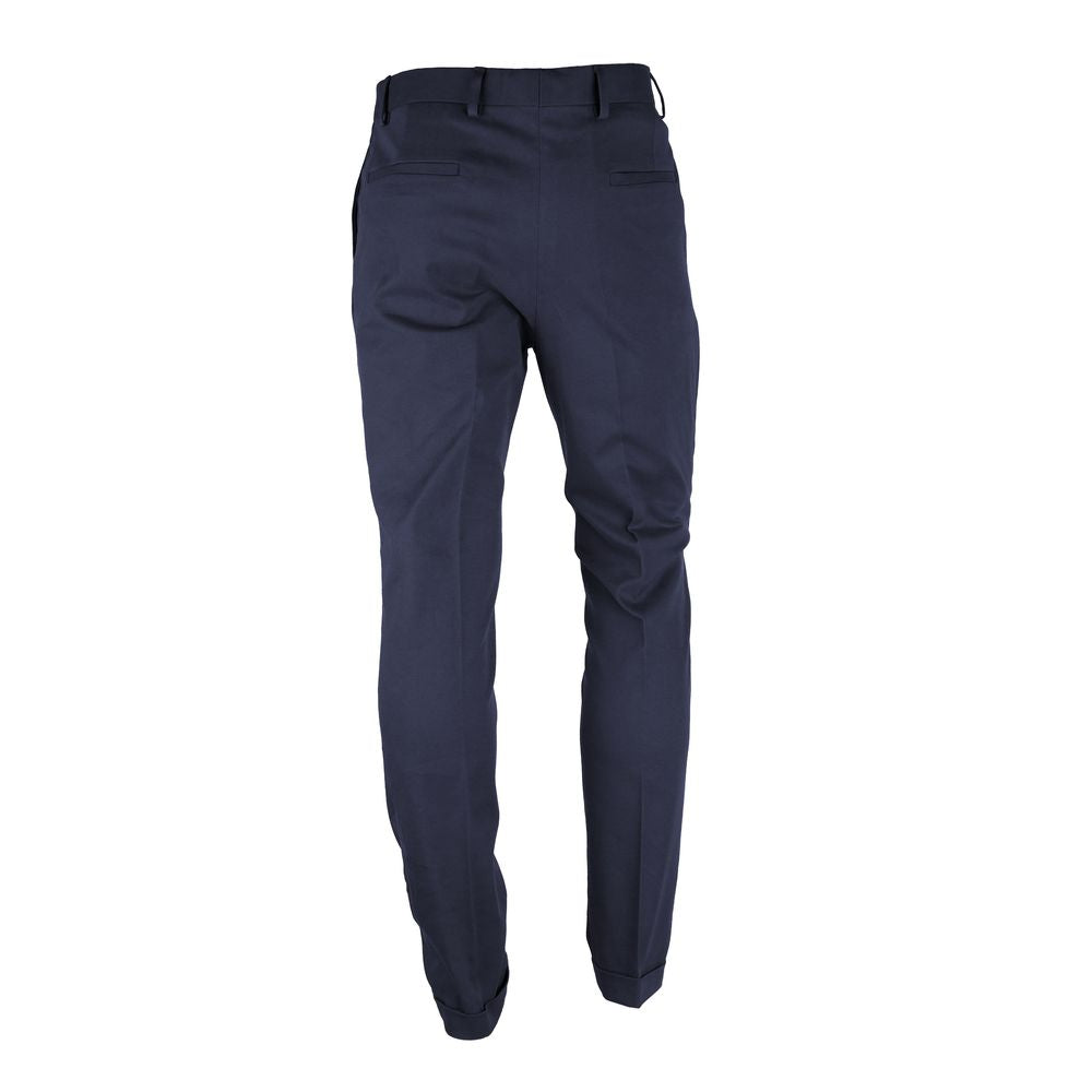 Made in Italy Elegant Wool Blend Milano Men's Trousers