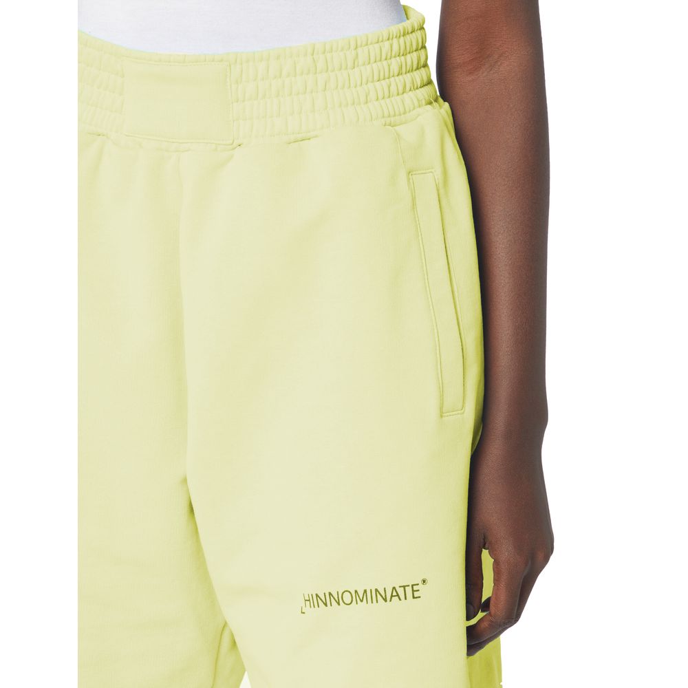 Hinnominate Chic Summer Cotton Bermuda Shorts in Sunshine Yellow
