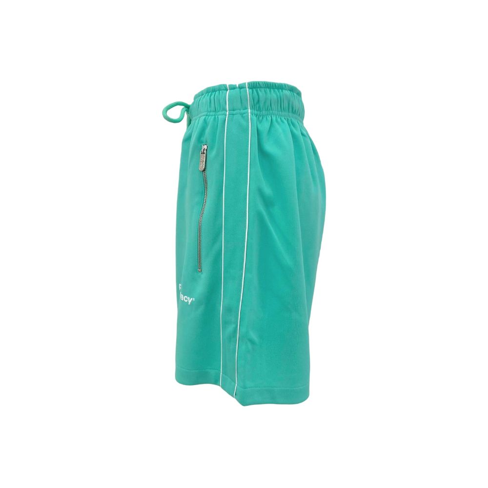 Зелени полиестерни къси панталони за аптека
