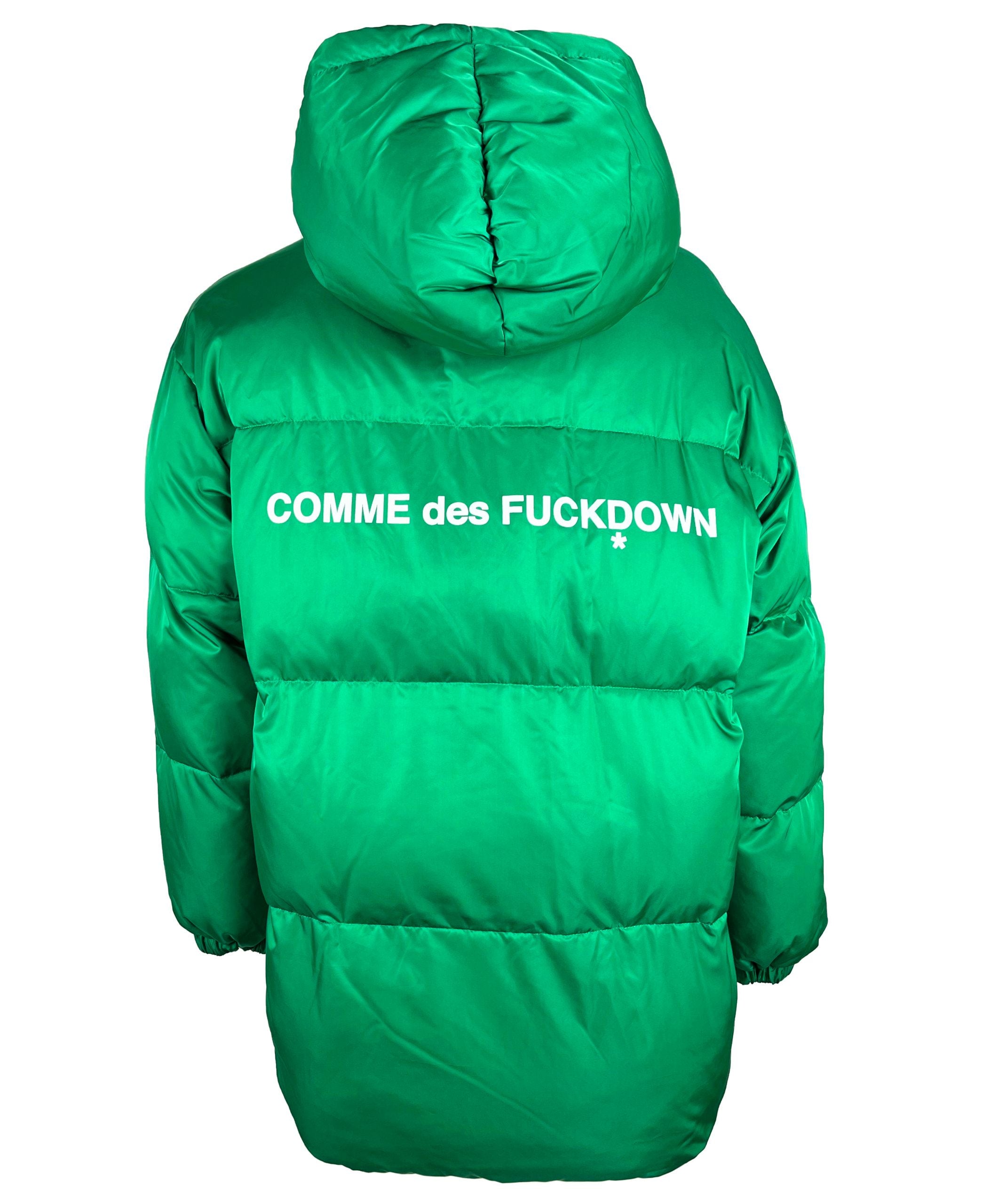 Comme Des Fuckdown Chic Padded Down Jacket with Hood