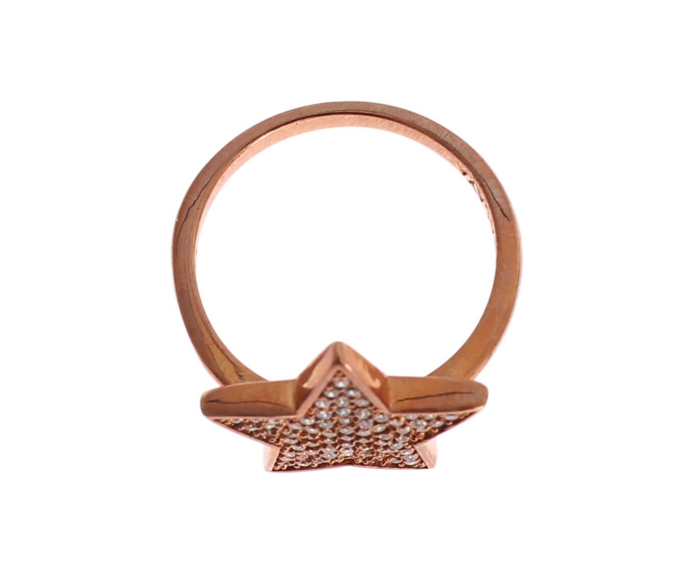 Дамски прозрачен сребърен пръстен Nialaya със звезда 925