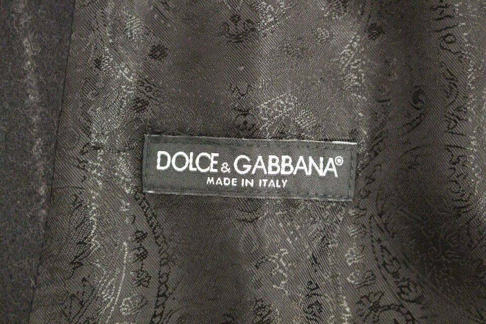 Жилетка с лого на черни райета Dolce &amp; Gabbana