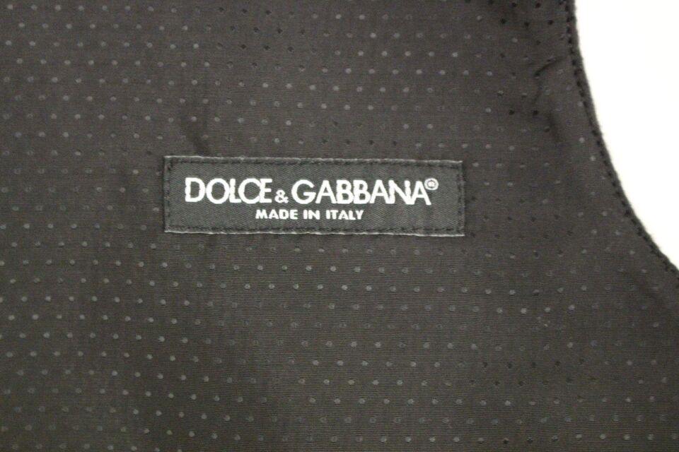 Жилетка Dolce &amp; Gabbana от сива вълнена смес