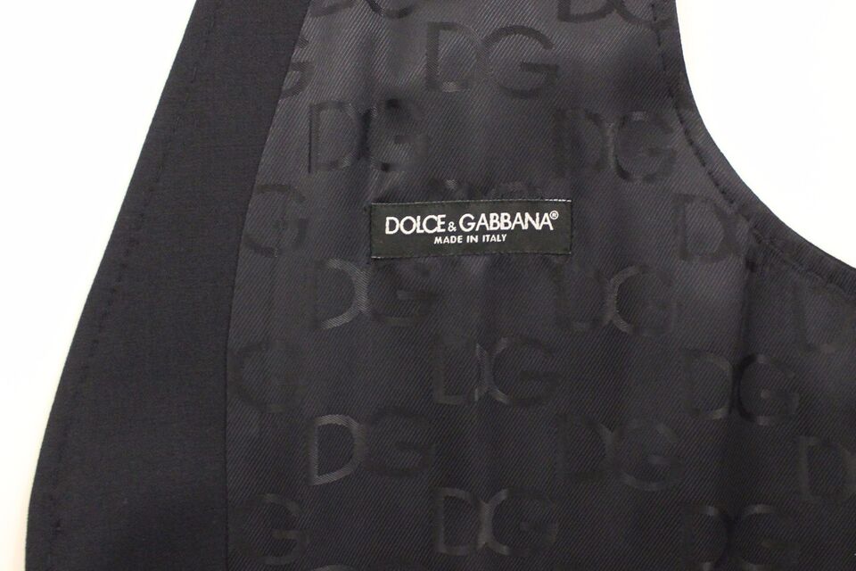 Dolce &amp; Gabbana Синя памучна еластична рокля и блейзър