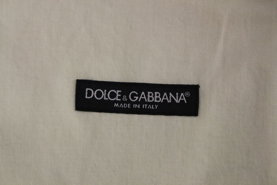 Dolce &amp; Gabbana Black Manchester Едноредна жилетка