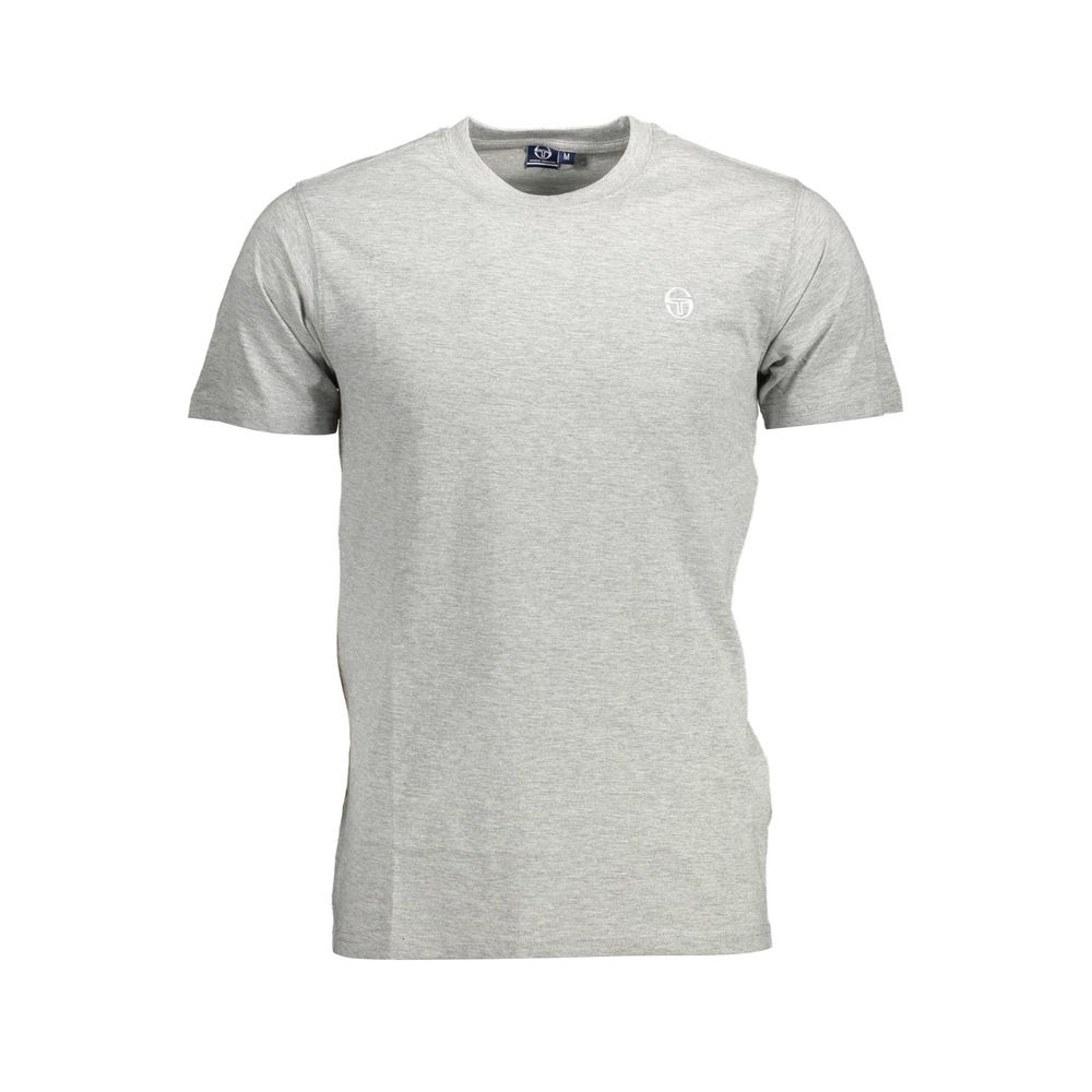 Sergio Tacchini Gray Cotton T-Shirt