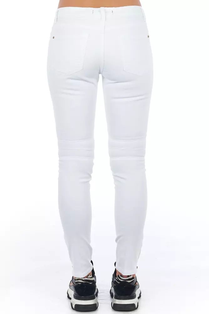 Бели памучни дънки и панталон Frankie Morello