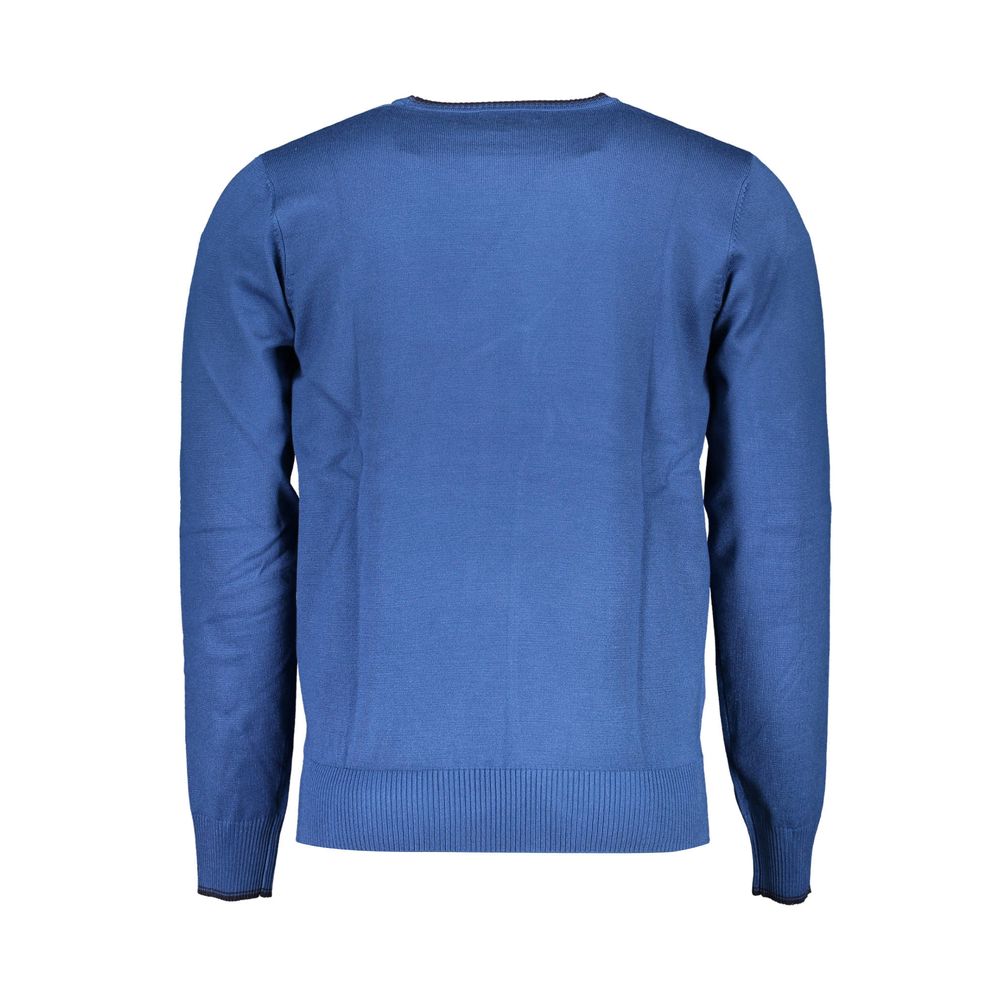 U.S. Grand Polo Blue Nylon Sweater