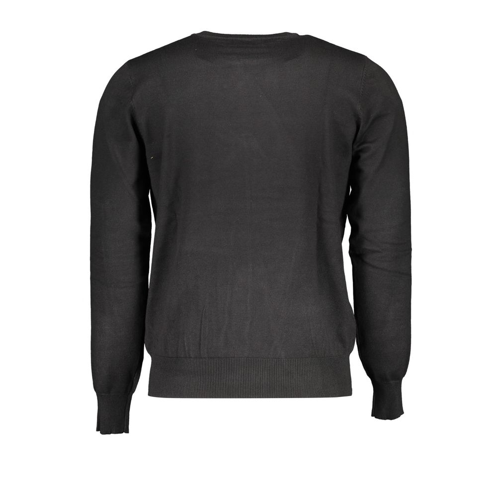 U.S. Grand Polo Black Nylon Sweater