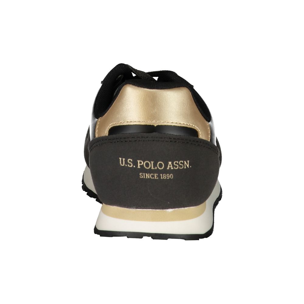 U.S. POLO ASSN. Black Polyester Sneaker