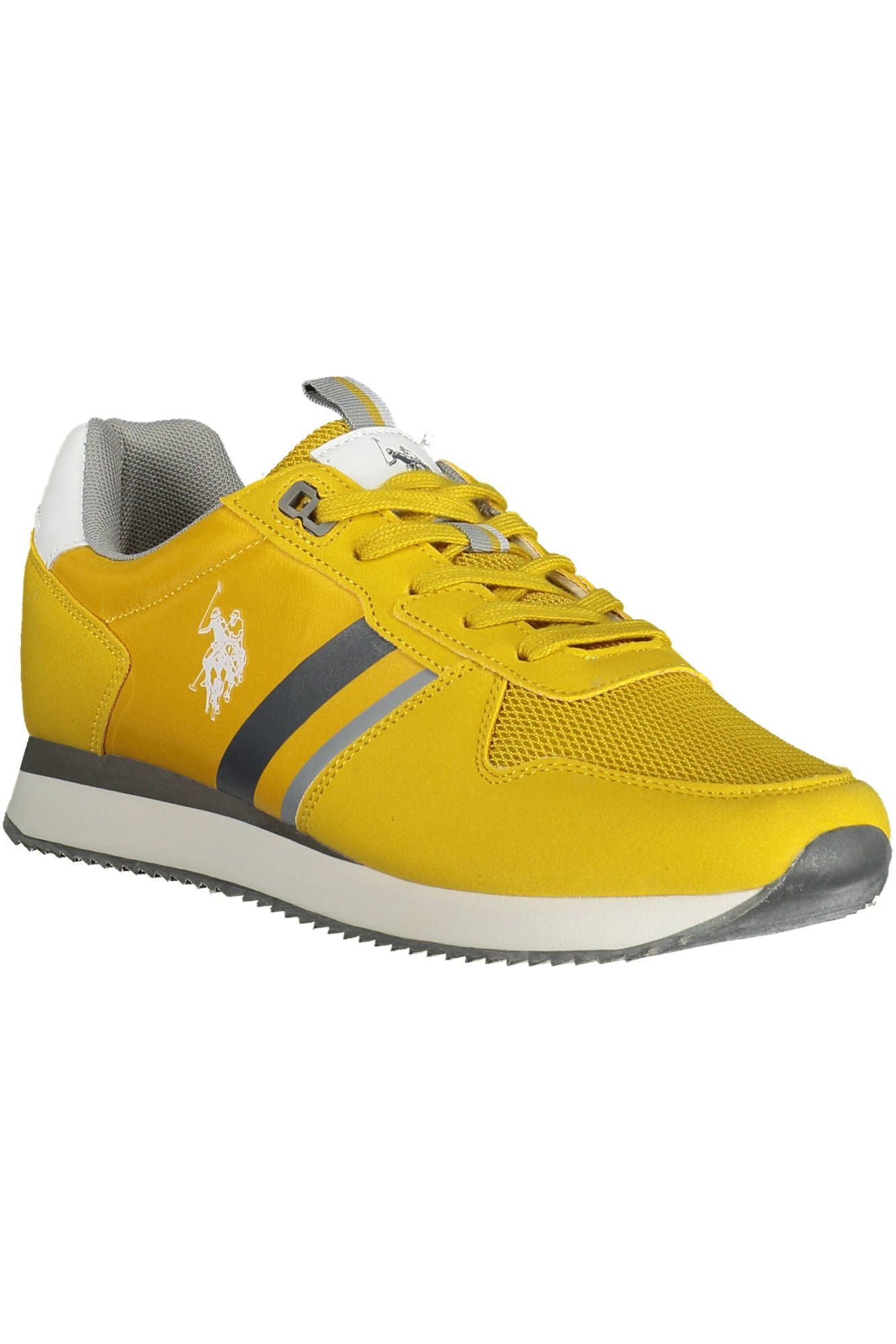 U.S. POLO ASSN. Radiant Yellow Sports Sneakers with Contrasting Details
