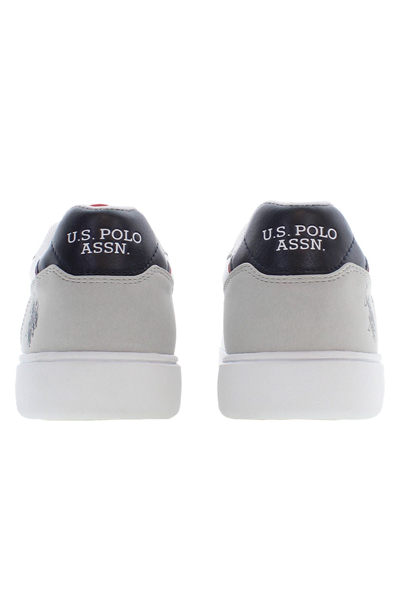 U.S. POLO ASSN. Chic Gray Lace-Up Sneakers with Logo Detail