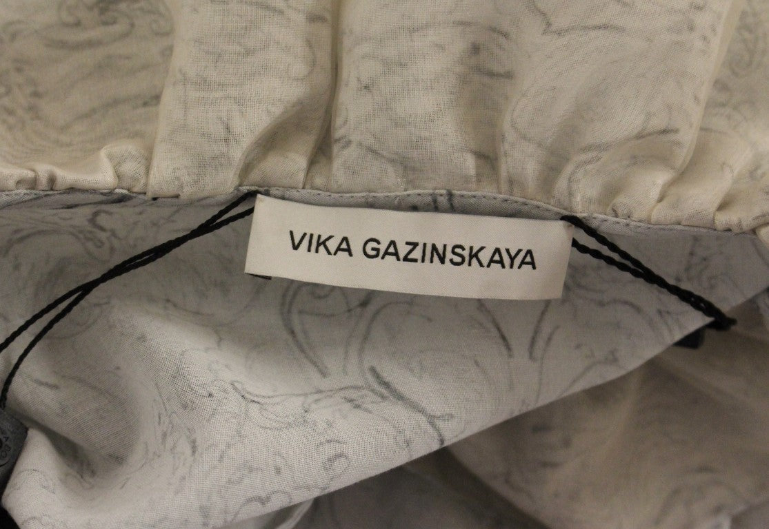 Туника от синя памучна блуза Vika Gazinskaya