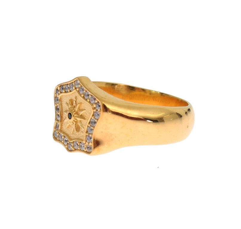 Сребърен пръстен с позлатено покритие Nialaya 925