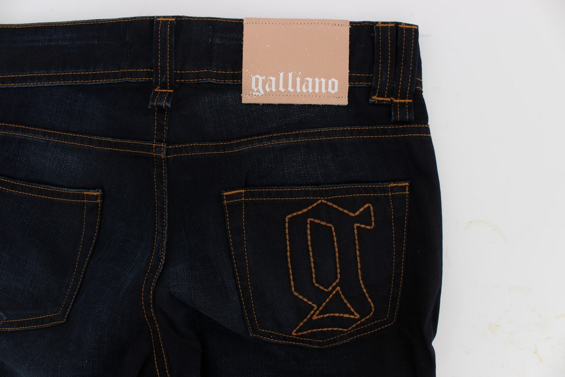 John Galliano Elegant Slim Fit Designer Jeans