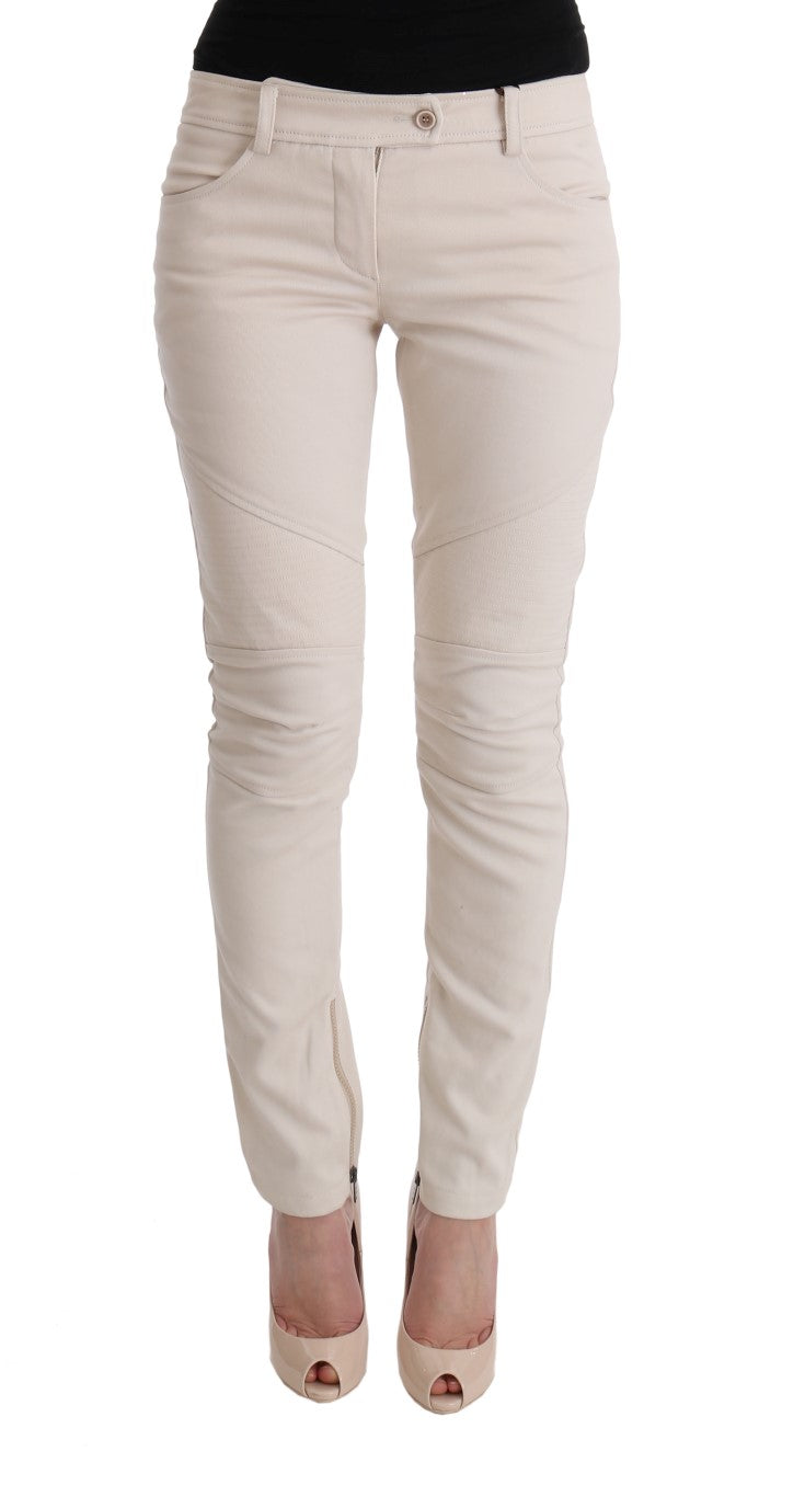 Ermanno Scervino White Slim Fit Ежедневни дънки