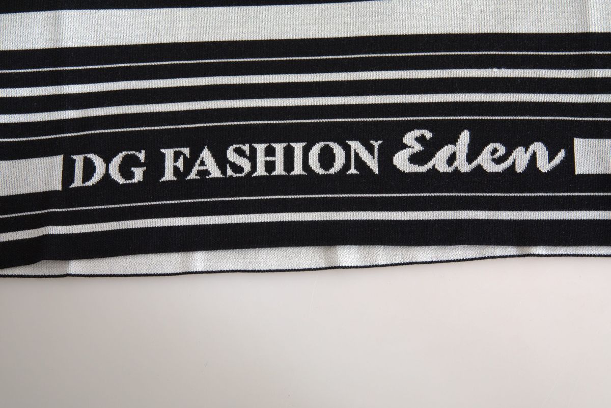 Dolce &amp; Gabbana Бяла памучна тениска DG Fashion с кръгло деколте