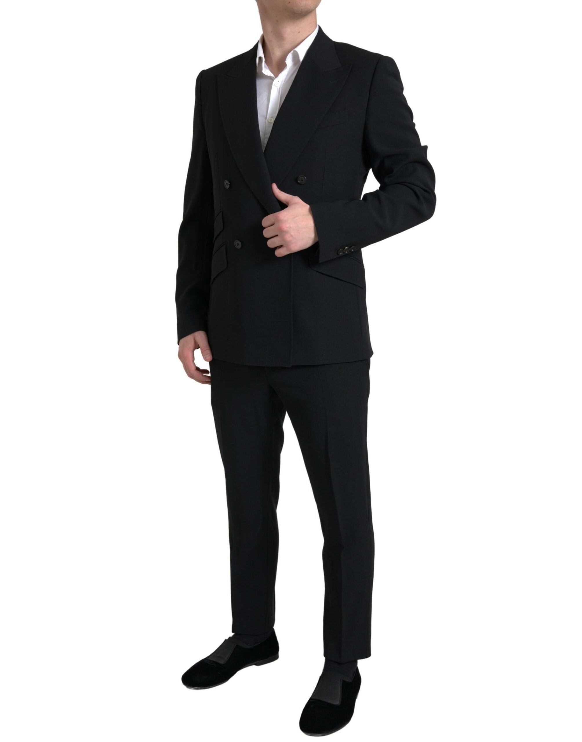Dolce &amp; Gabbana Черен двуреден костюм SICILIA от 2 части