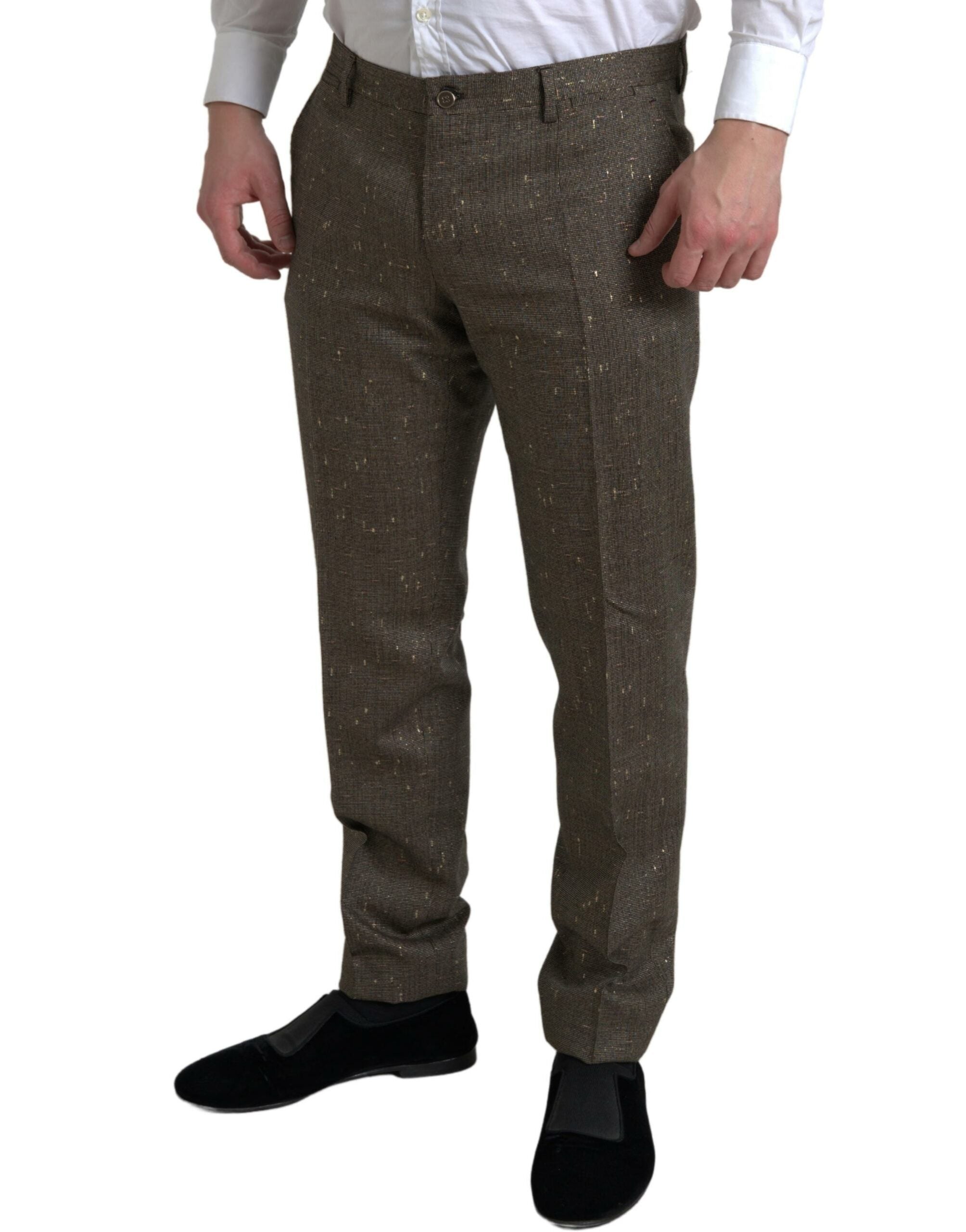 Dolce & Gabbana Elegant Skinny Wool Chino Pants