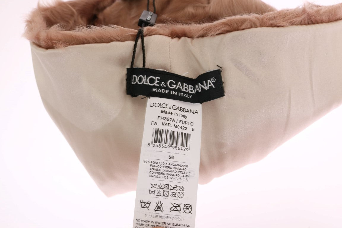 Dolce &amp; Gabbana Beige Xiangao Lamb Beanie