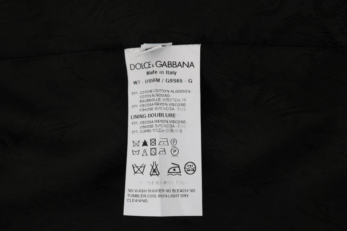 Памучна жилетка Dolce &amp; Gabbana Black STAFF