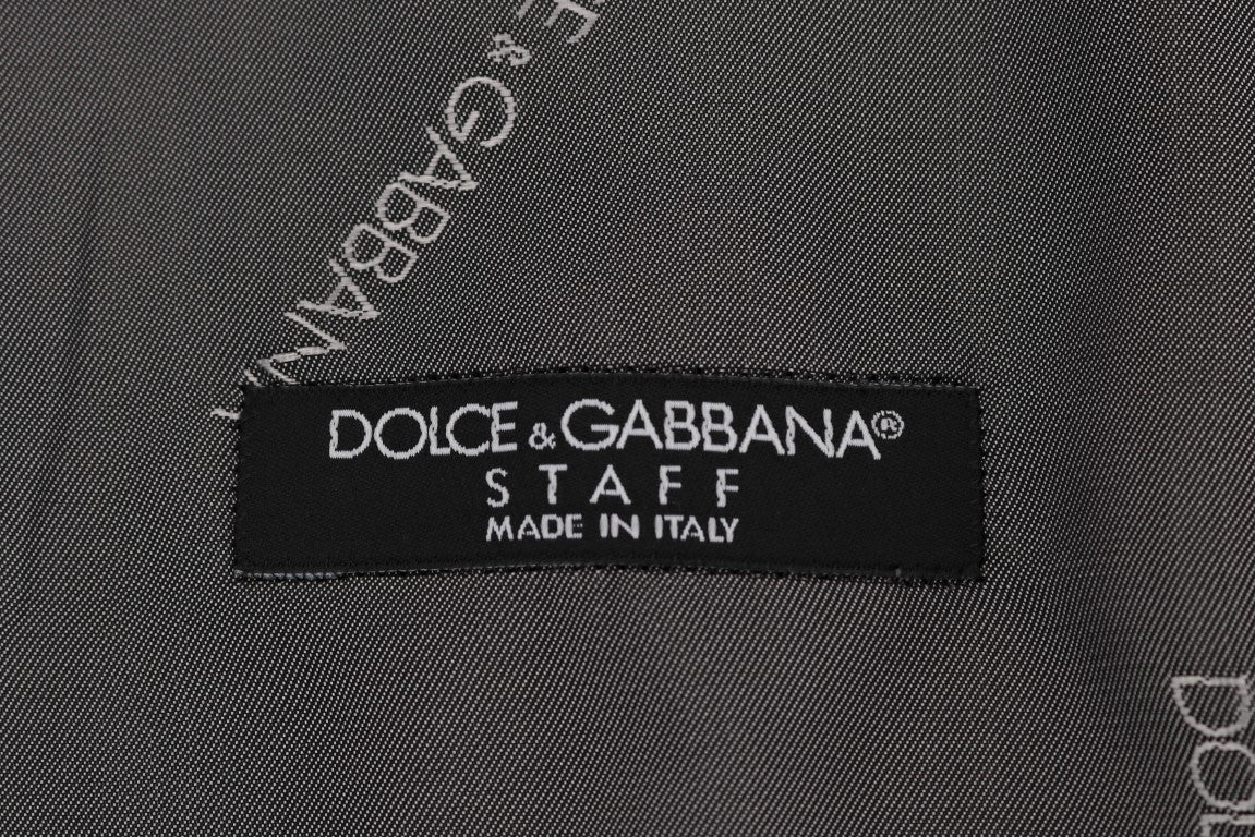 Памучна жилетка Dolce &amp; Gabbana Grey STAFF