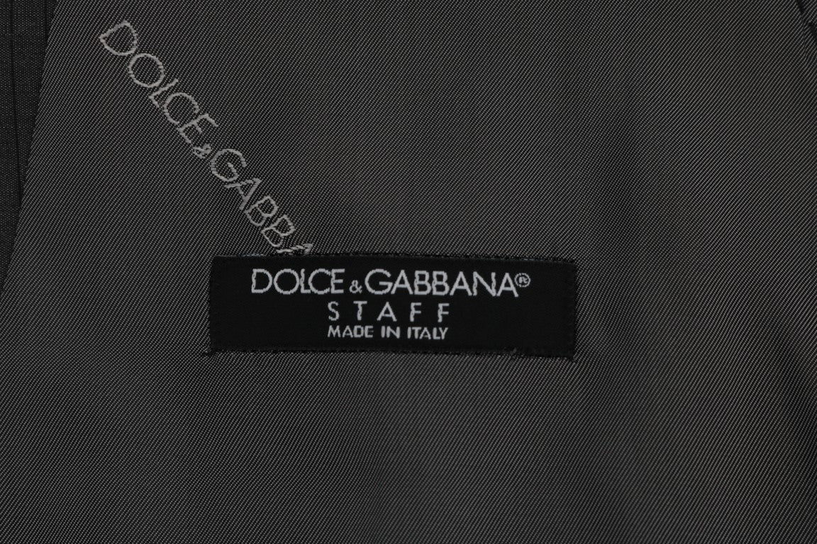 Памучна жилетка Dolce &amp; Gabbana Grey STAFF