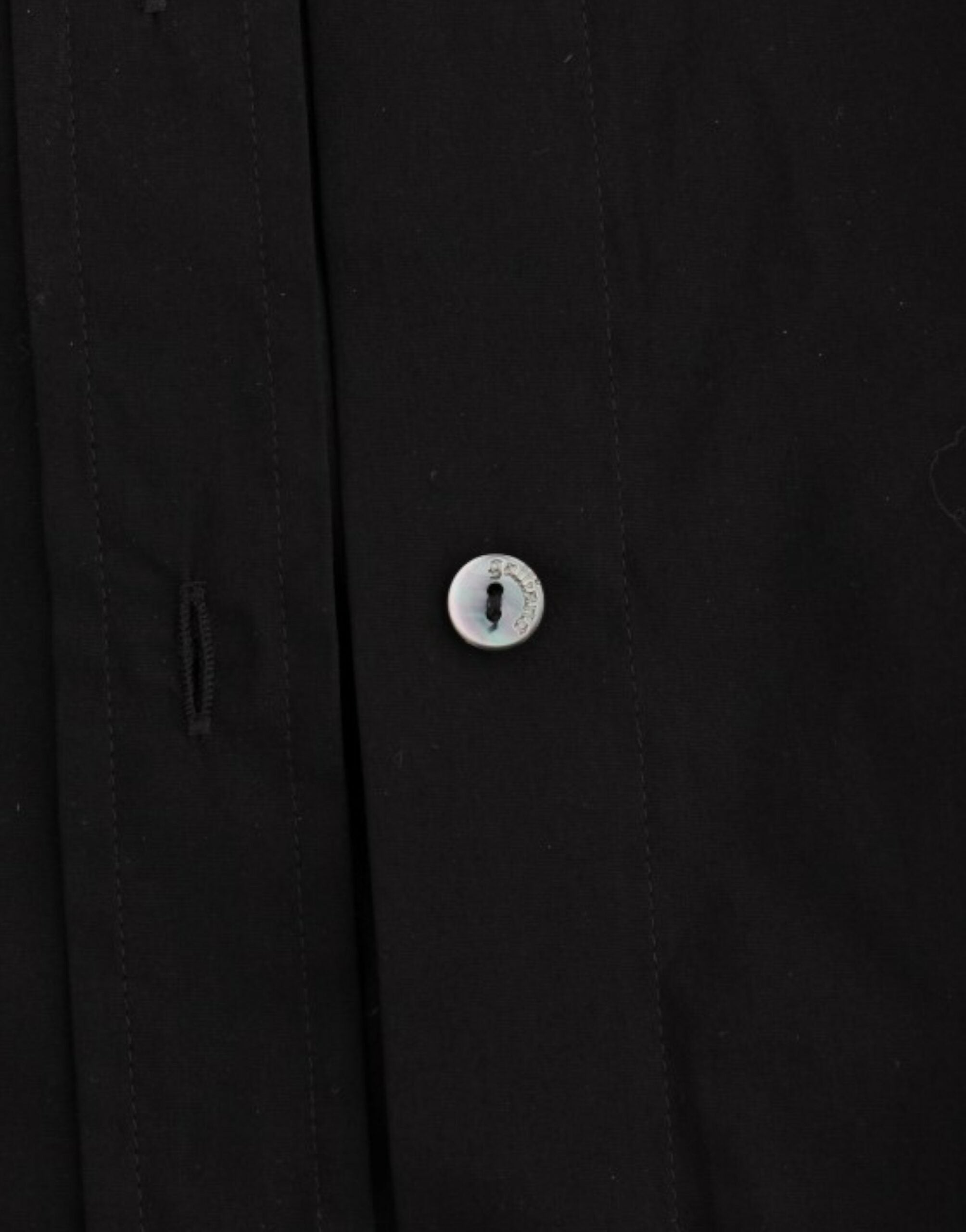 John Galliano Черна памучна риза