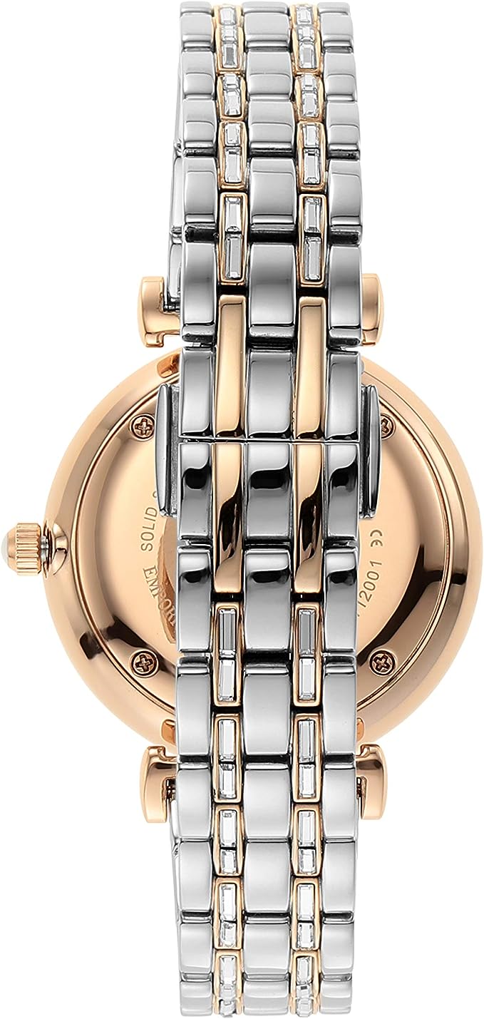 Emporio Armani Сребърен стоманен кварцов часовник