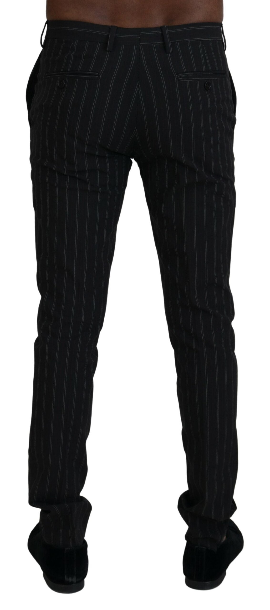 Вискозен панталон с черни райета BENCIVENGA