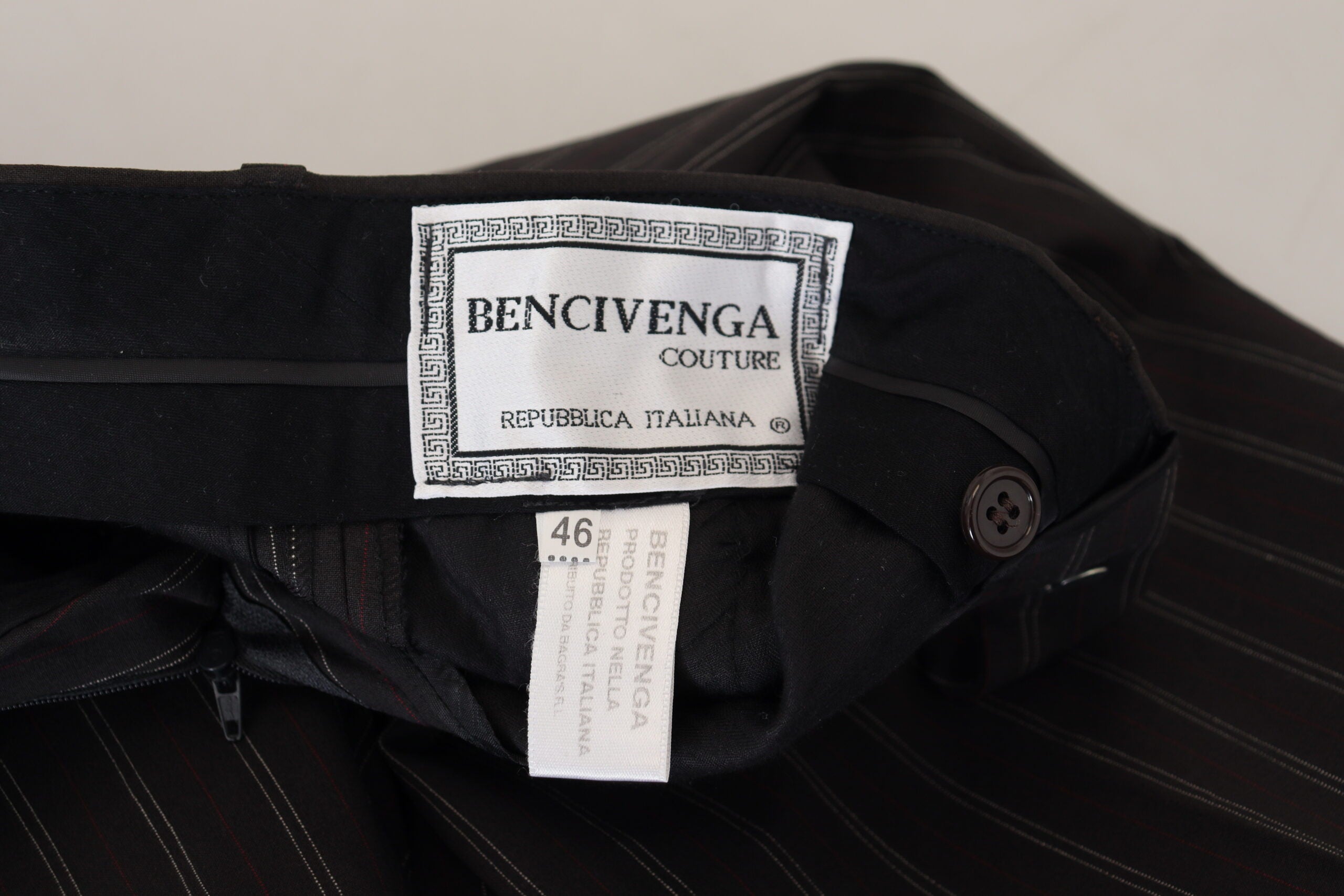 Вискозен панталон с черни райета BENCIVENGA