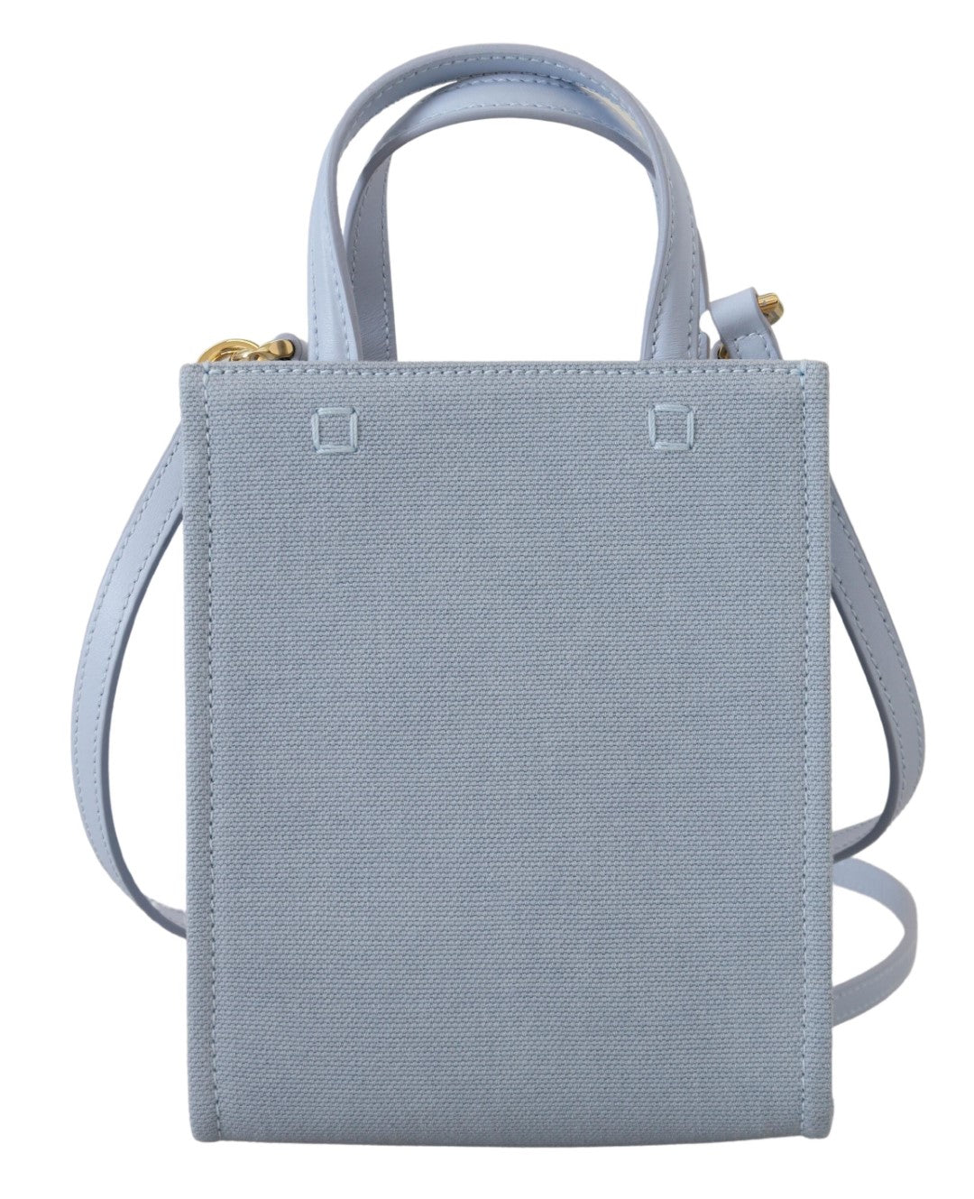 Givenchy Blue Coated Canvas Vertical Cloud Мини чанта през рамо