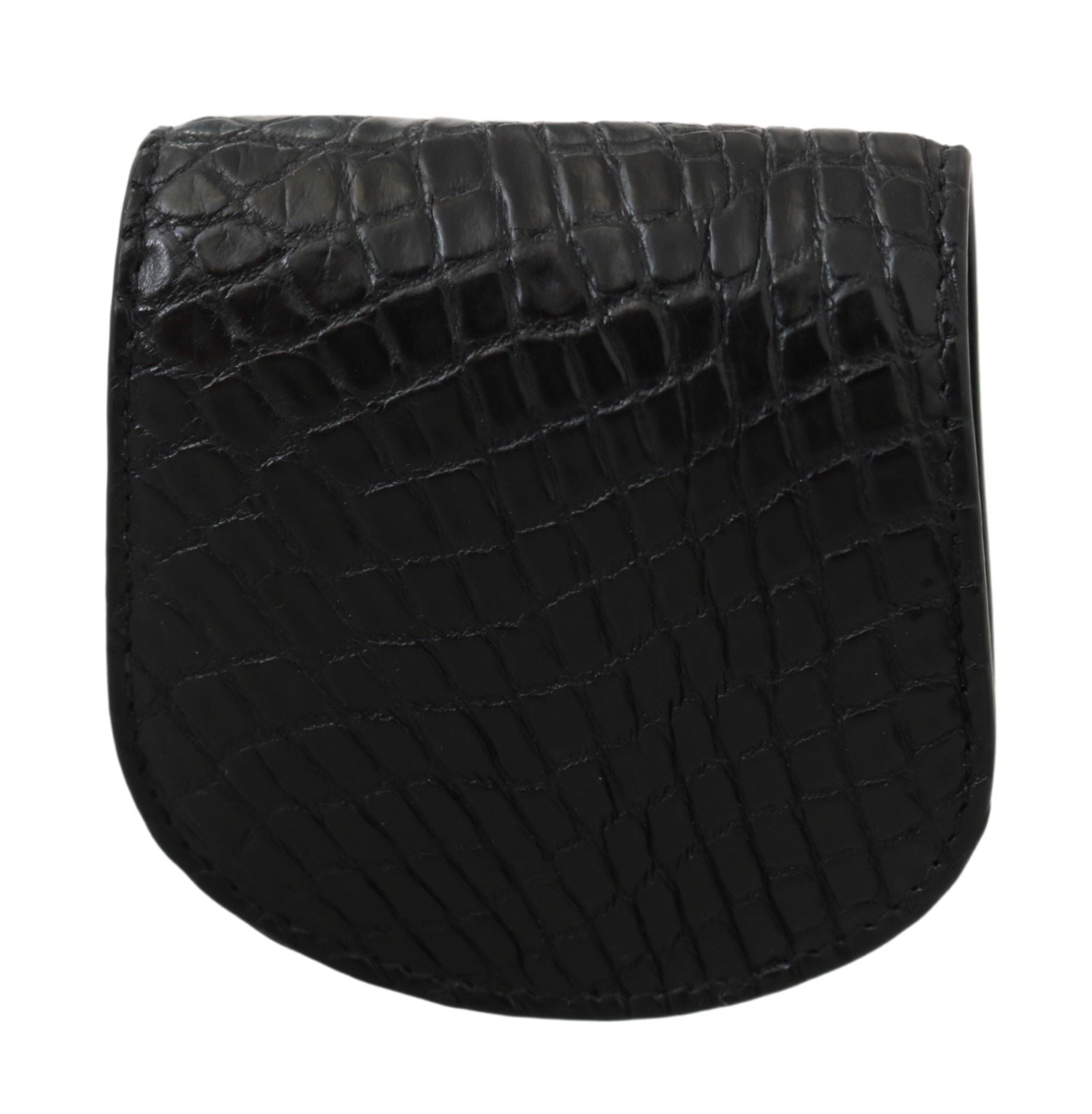 Dolce &amp; Gabbana Black Exotic Skin Pocket Condom Case