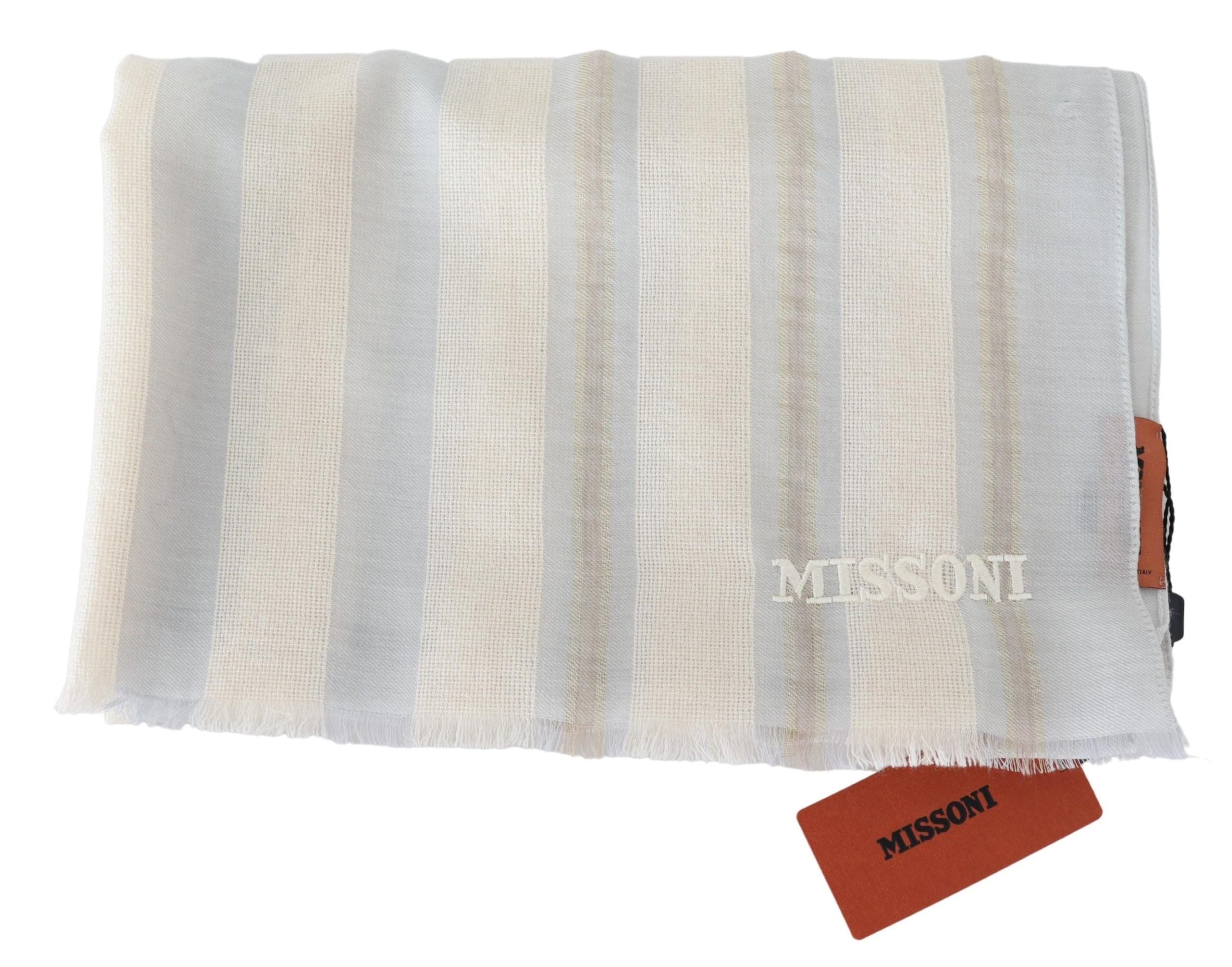 Многоцветен кашмирен унисекс шал с подплата Missoni