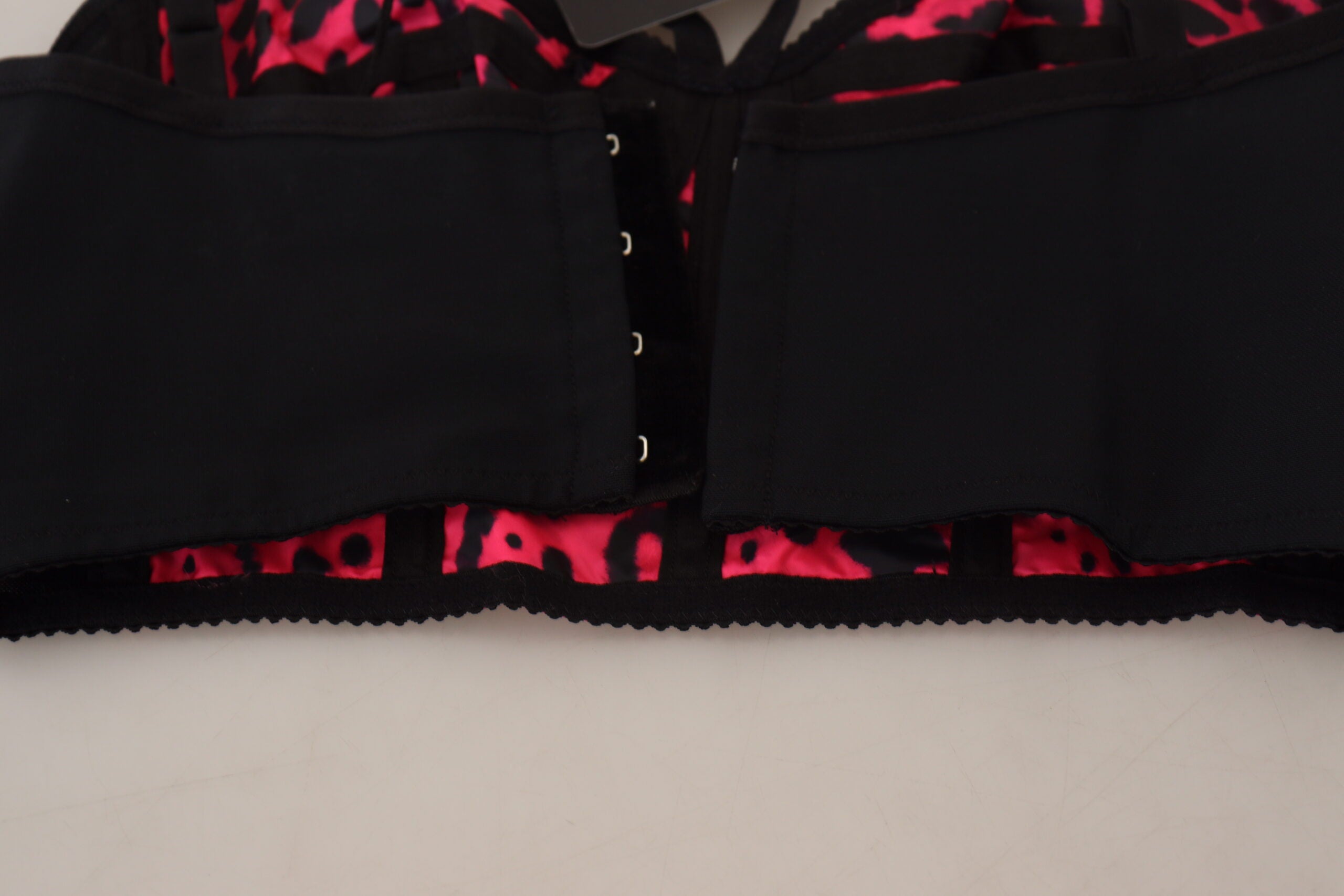 Dolce &amp; Gabbana Розов леопардов принт с изрязан корсет с бюстие