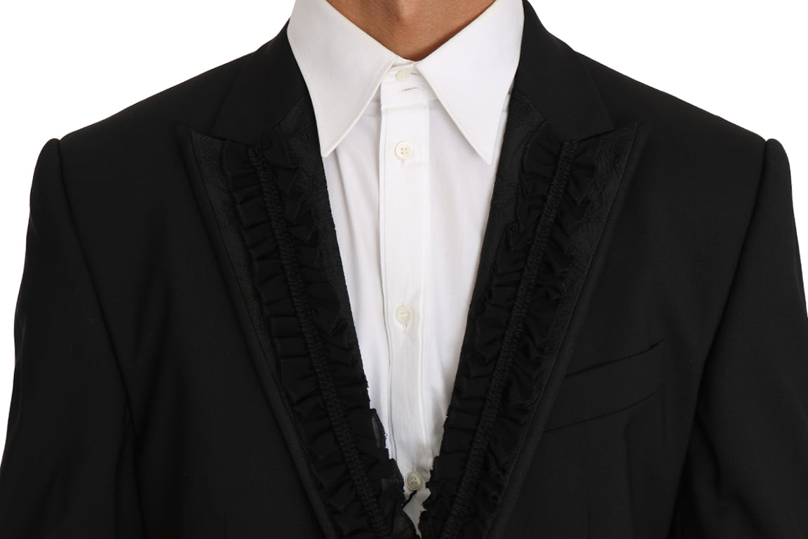 Черно вълнено сако MARTINI Torrero на Dolce &amp; Gabbana