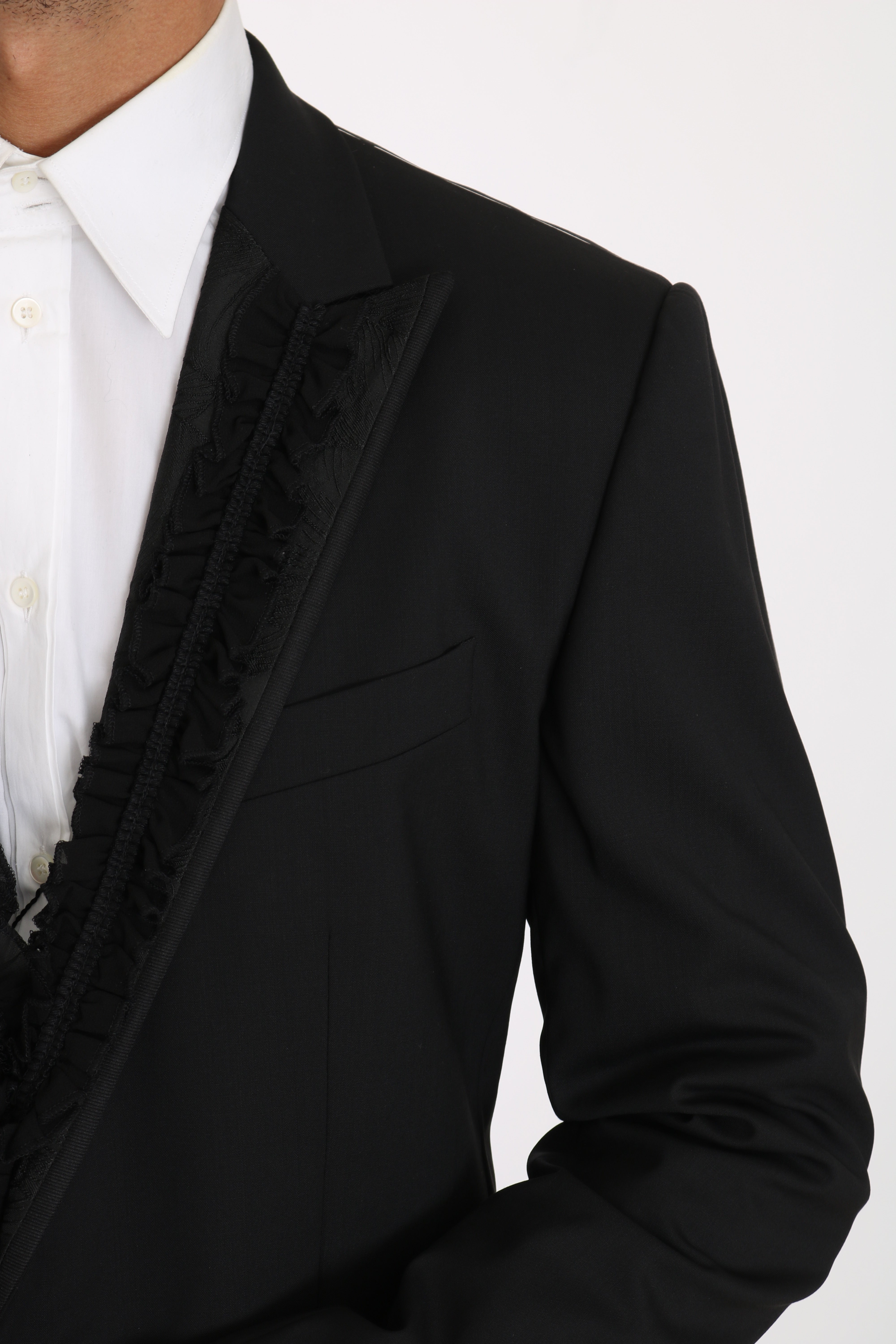 Черно вълнено сако MARTINI Torrero на Dolce &amp; Gabbana